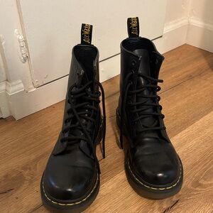 Black Dr. Marten Boots
